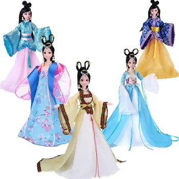 1/6 BJD Aksesuarı Barbie Giysileri Geleneksel Çin Antik Peri Güzellik Bebek Elbise Prenses Parti Kostüm çocuk oyuncağı