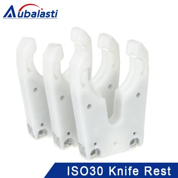 1 Adet ISO30 bıçak tutucu takım tutucu kelepçe ABS alev geçirmez kauçuk ISO30 takım tutucu pençe bıçak otomatik CNC router için