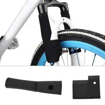 1 Çift MTB Bisiklet bisiklet çatalı Koruma Guard Koruyucu Ped Wrap Kapak Şok Emici Evrensel Hızlı Bırakma Ön Çatal Pedleri