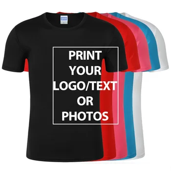 100 % Polyester Tasarım Kendi T-Shirt Baskı Marka Logosu Resimleri Özel T-shirt Artı Boyutu Rahat T Shirt Özelleştirmek Giyim