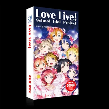 180 adet / takım Anime Aşk Canlı Kartpostal Oyuncak LoveLive! Kağıt Hediye Kartı Sihirli Etiket için Okul idol projesi Tebrik Kartı