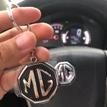 1X Metal MG araba logolu anahtarlık Anahtarlık Anahtarlık Oto Anahtarlık Tutucu mg SCANİA Şekillendirici Aksesuar
