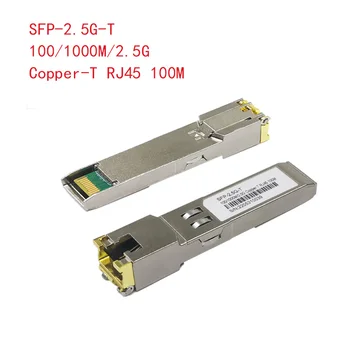 2.5 G Sfp + Naar RJ45 Koper Modülü 2.5 Gb Sfp RJ45 Modülü Sfp Sfp +-T 2.5 GBase-T Koper sfp 100 M İçin Cisco Mikrotik Tp-Link D-Link