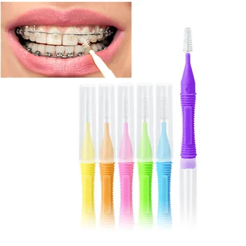 32 Adet İnterdental Temizleyiciler Diş İpi İnterdental Fırça Ortodontik Diş Diş Fırçası Kürdan Ağız Hijyeni Diş Beyazlatma