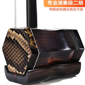 Abanoz ERHU Yetişkin çocuk Enstrüman Huqin Erhu Çin Enstrüman Instrumentos Müzikal Profesyonel Dize ile sert çanta