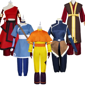 Anime Avatar Son Hava Bükücü Prens Zuko Prenses Azula Mai Cosplay Kostüm Yangın Ulus Aang Korra Katara Giysi set
