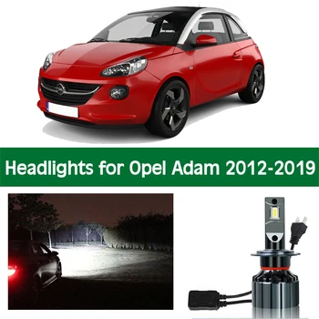 Araba Far İçin 2012 2013 2014 2015 2016 2017 2018 2019 Opel Adam LED far ampulü Düşük Yüksek İşın Canbus 12v ışık Aksesuarları