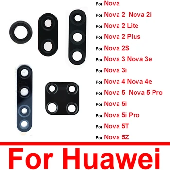 Arka Kamera Cam Lens İçin Huawei Nova 2 2i 2S 3 3E 3i 4 4e 5i 5T 5Z 2lite 2 artı 5 5i Pro Arka Kamera Cam Lens Yapıştırıcı