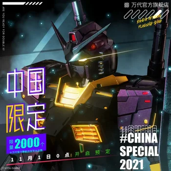 Bandai Orijinal GUNDAM PG Çin sadece RX78-2 polarize kaplama 1/60 Anime Aksiyon Figürü Montaj Model Oyuncaklar Koleksiyon Model