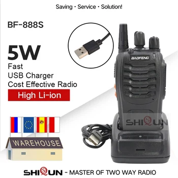 BF - 888S Walkie Talkie UHF baofeng Iki Yönlü Ham Radyolar 400-470 MHz 888 s USB şarj aleti bf888s Kullanışlı bf 888 s 888 BF-C1 H777 UV 5R UV-82
