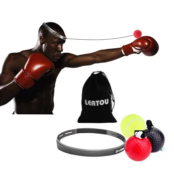 Boks Topu Dize Kafa Bantları MMA Refleks Geliştirmek Hız Reaksiyonları Spor Mücadele Eğitim Kas fitness egzersiz ekipmanları