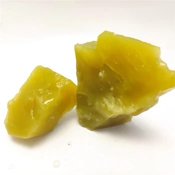 Doğal Taş Limon Yeşil Jades Dekoratif Mineral Örnekleri Takı Yapımı İçin dıy bilezikler Kolye
