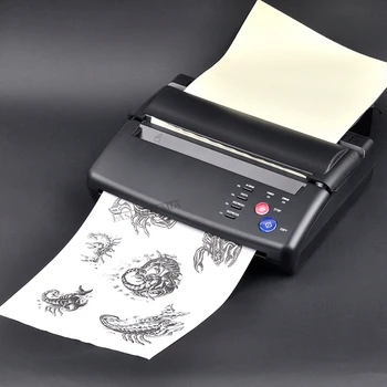 Dövme Transfer Makinesi Kopya Şablon Cihazı Fotokopi Yazıcı Çizim Termal Araçları Dövme Fotoğrafları Transfer Kağıdı Kopya Baskı