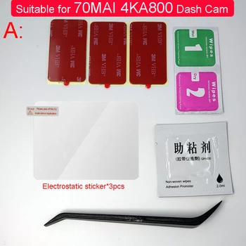 Elektrostatik etiket ve 3M isıya dayanıklı yapıştırıcı tutucu 70mai 4K A800 çizgi kam ve destek arka kamera
