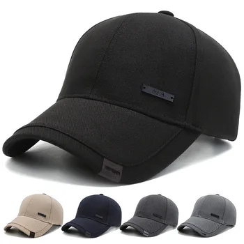 Erkek Pamuk beyzbol Kapaklar Ayarlanabilir Düz Spor Moda Şapka geniş şapka Erkekler için Yüksek Kaliteli beyzbol şapkaları Kamyon Şoförü Kapakları кепка мушс