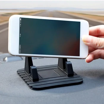 Evrensel araba cep telefonu Silikon Tutucu Kaymaz Silikon telefon altlığı Dashboard halkalı telefon kılıfı Araç GPS Braketi