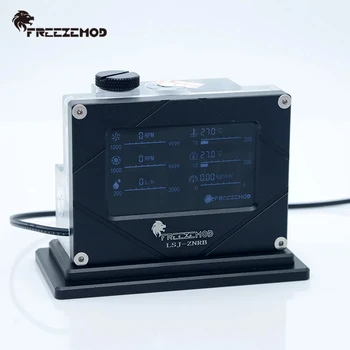 FREEZEMOD Akıllı Su Soğutma Sistemi Monitörü Sıcaklık Debimetre Hızı Hava Basıncı Su Pompası PWM PC MOD İzleme