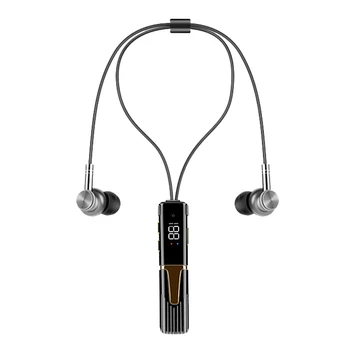 Kablosuz kulaklıklar Boyun Bandı Bluetooth Kulaklık İle Mikrofon Auriculares Spor Kulaklık Gürültü İptal Fone De Ouvido Sem Fio