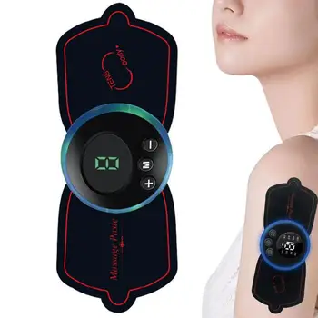 Kablosuz USB Elektrik Frekansı darbeli masaj aleti Pedleri Omuz Boyun Geri Arms Bacaklar Masaj Gevşeme Stimülatörü Vücut