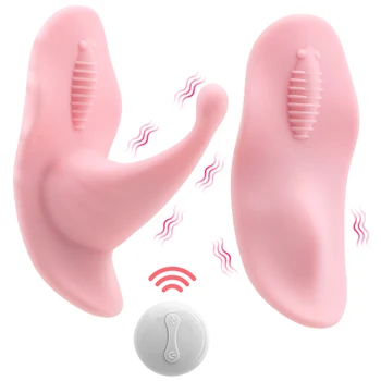 Klitoris Vajina Stimülatörü Orgazm Masturbator Kelebek Külot Yatıyordu Vibratör Giyilebilir Klitoris Vibratör Kadınlar için Seks Oyuncakları