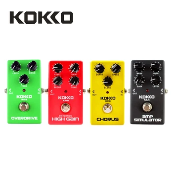 KOKKO KO2 / KA4 / KC6 / KH8 Overdrive / AMP Simülatörü / Koro / Yüksek Kazançlı Elektro Gitar Efekt Pedalları Gitar Parçaları ve Aksesuarları