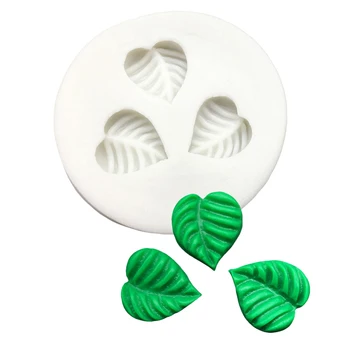 Küçük Yaprak silikon kalıp Sugarcraft Cupcake Pişirme Kalıp Fondan Kek Dekorasyon Araçları