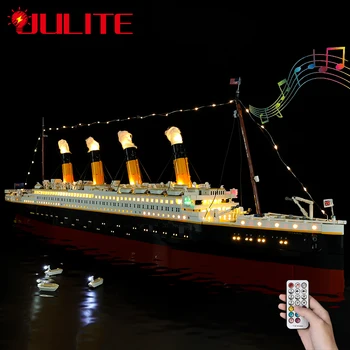 Led ışık Kiti Yaratıcı 10294 Titanic Gemi rüyalar Klasik Film Koleksiyon DIY Oyuncaklar(Dahil Değil Yapı Taşları)
