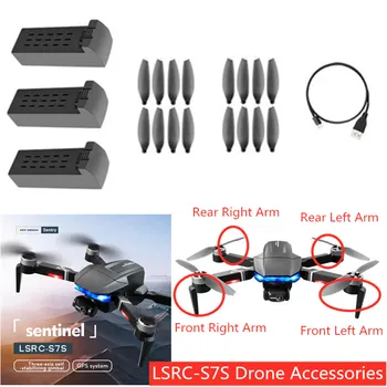 LS7S drone pili / Pervane / USB / Kol LSRC-S7S drone pili LS7S RC drone pili Aksesuarları LSRC S7S LS-S7S Drone Parçaları