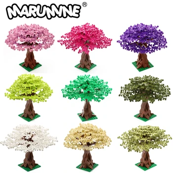 MARUMINE 102 ADET MOC Tuğla Ağacı Yapı model seti Fikir Serisi Klasik İnşaat Blokları Set Tesisi ile Uyumlu Majoy Marka