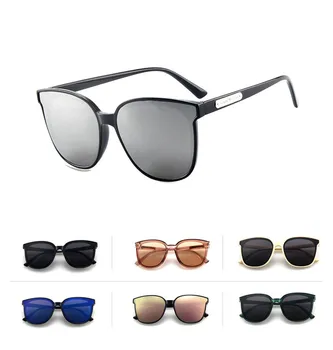 Moda güneş gözlüğü Erkekler Vintage Kare Plastik Çerçeve Büyük Boy Tasarımcı Güneş Gözlüğü UV400 Lens Retro Gözlük Kadınlar için