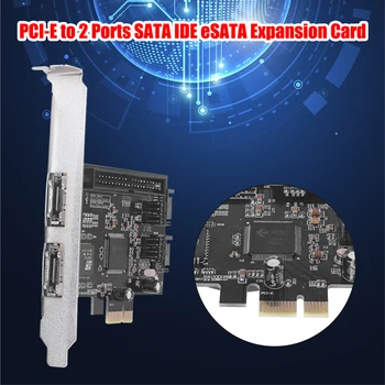 PCI Express Genişletme Kartı PCI-E PCIe 2 Port SATA IDE eSATA Adaptörü Dönüştürücü RAID Denetleyici Kartları Windows Linux Mac OS için