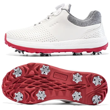 Profesyonel Golf ayakkabıları Erkekler Büyük Boy 40-47 Sivri Golf Sneakers Açık Lüks Golfçüler Ayakkabı Anti Kayma Golfçüler Ayakkabı