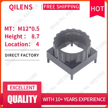 QİLENS M12 Lens Tutucu Yüksekliği 8.7 mm M12 için Montaj ve Destek güvenlik kamerası PCB IP Kartı Adaptör Konnektörü