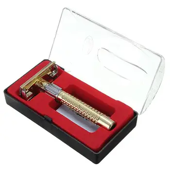 Retro tıraş bıçağı Yeni erkek Güvenlik El Manuel Tıraş Makinesi çift kenarlı emniyetli tıraş bıçağı Kutusu