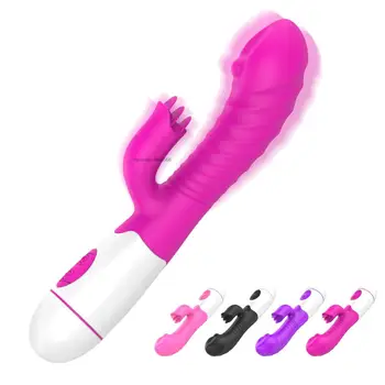 Seks Oyuncakları Yapay Penis Tavşan Vibratör Kadın Masturbator Meme Vajina Masajı 30 Frekans Vibratörler Kadınlar İçin Erotik Yetişkin Oyuncak Anal