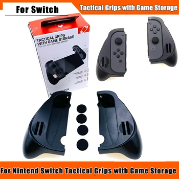 Taktik Sapları Nintendo Anahtarı Dockable Tetik Grip El Kabuk Nintendo Anahtarı NS İçin Joycons kolu Oyun yuvaları İle