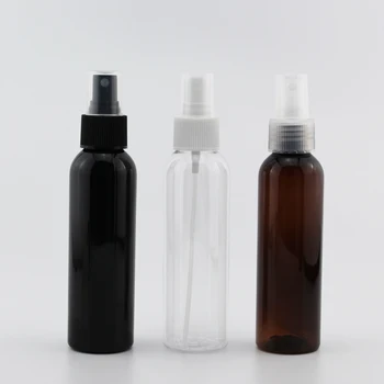 Toptan 120 ml X 40 Siyah Su Sprey Boş Plastik Kozmetik Şişe, 120cc Parfüm Sis Püskürtücü Pompası Konteyner Parfüm Şişesi