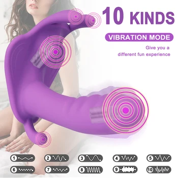 Vibratör Kadınlar için Seks Oyuncak Orgazm Aşınma Yapay Penis Masturbator G Spot Klitoris Teşvik Uzaktan Kumanda Külot Vibratörler