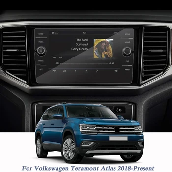 Volkswagen Teramont için Atlas 2018-2020 Araba Styling GPS Navigasyon Ekran Cam koruyucu film Pano Ekran Filmi Düşük Maç