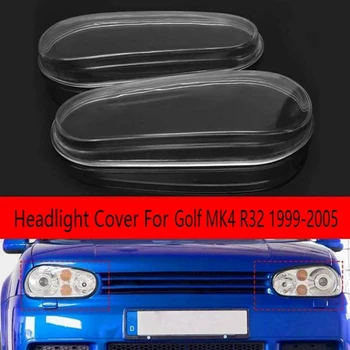 VW Golf için MK4 R32 1999-2005 Far Abajur Şeffaf Kabuk Koruma Onarım Parçaları Konut Lens