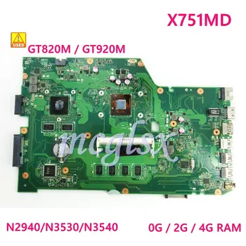 X751MD 0G/2G/4G RAM N2940/N3530/N3540 CPU Anakart Asus İçin X751MJ X751M K751M K751MA R752M R752MA Laptop Anakart Kullanılan