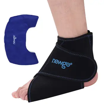 Yeniden kullanılabilir ayak bileği Brace Buz Paketi Yaralanmalar için Sıcak Soğuk Sıkıştırma Tedavisi Jel Wrap Ayak İlk Yardım Spor Ağrı kesici Ayak Bileği Desteği