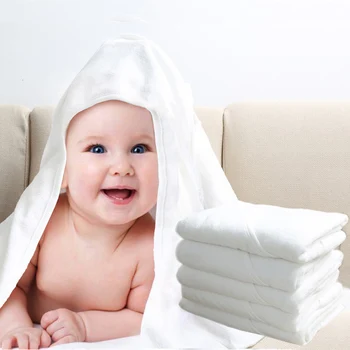Yenidoğan Bebek Havlu Battaniye Beyaz Havlu Pamuk Kapüşonlu Havlu Pelerin Bebek Pelerin Bebek Banyo Ürünleri Yenidoğan Banyo kundak battaniyesi