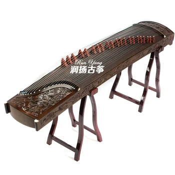 Yüksek Kaliteli Profesyonel Yeni Nanmu Guzheng Usta El Yapımı Phoebe 9 Ejderha katı ahşap Oyun Guzheng Çin 21 Dizeleri Kanun