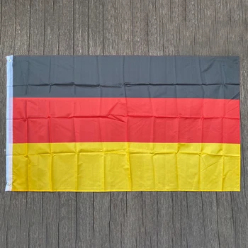 ücretsiz kargo xvggdg Yeni 3x5 Feet Büyük Alman Bayrağı Polyester Almanya Ulusal Afiş Ev Dekor